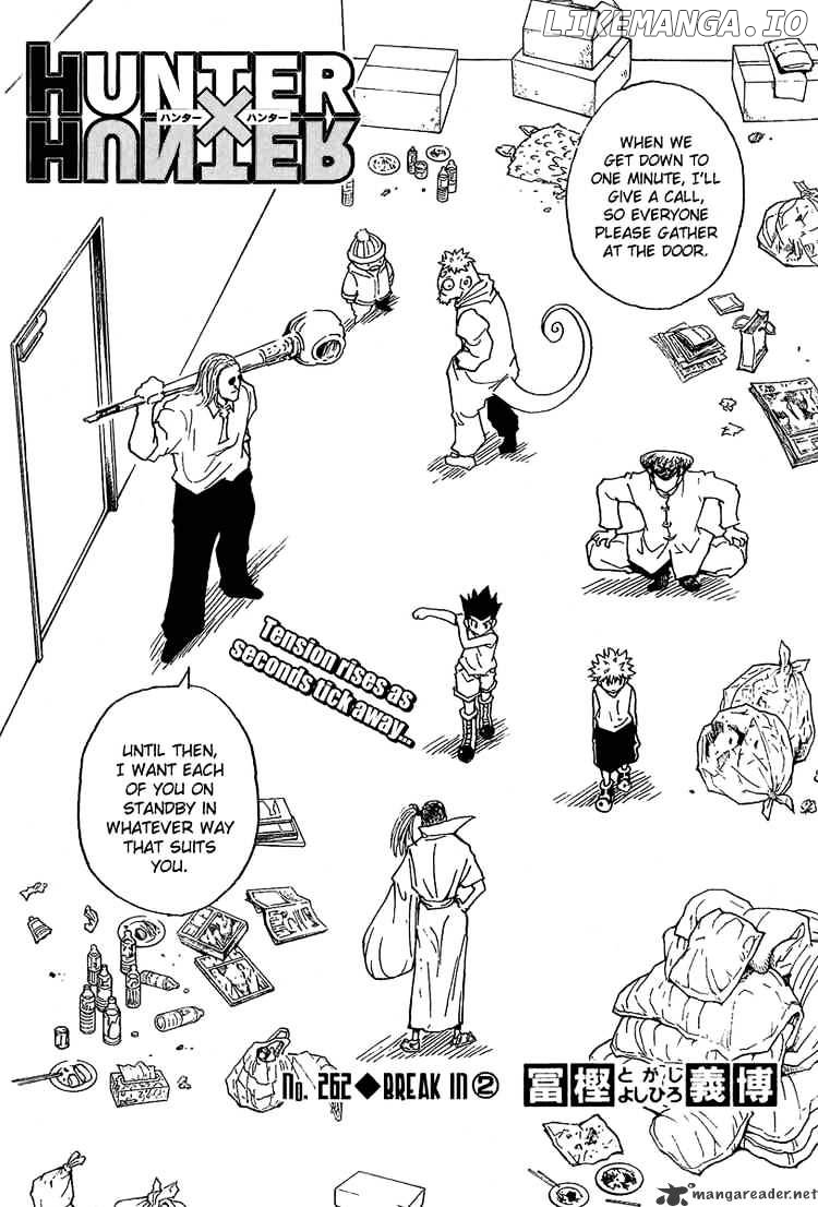 Hunter x Hunter, Chapter 262 image 02